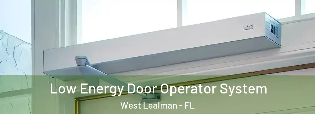  Low Energy Door Operator System West Lealman - FL